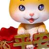 Bobblehead Nodding Rabbit Figurines Sculptures Decoration Handmade Ornament Funny Chinese Year