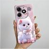 Für tecno Spark go 2024 BG6 Hülle Fundas Schöne Blumen Mattes Flüssigsilikon Schutzhülle Für Tecno SparkGO 2024 Handyhüllen