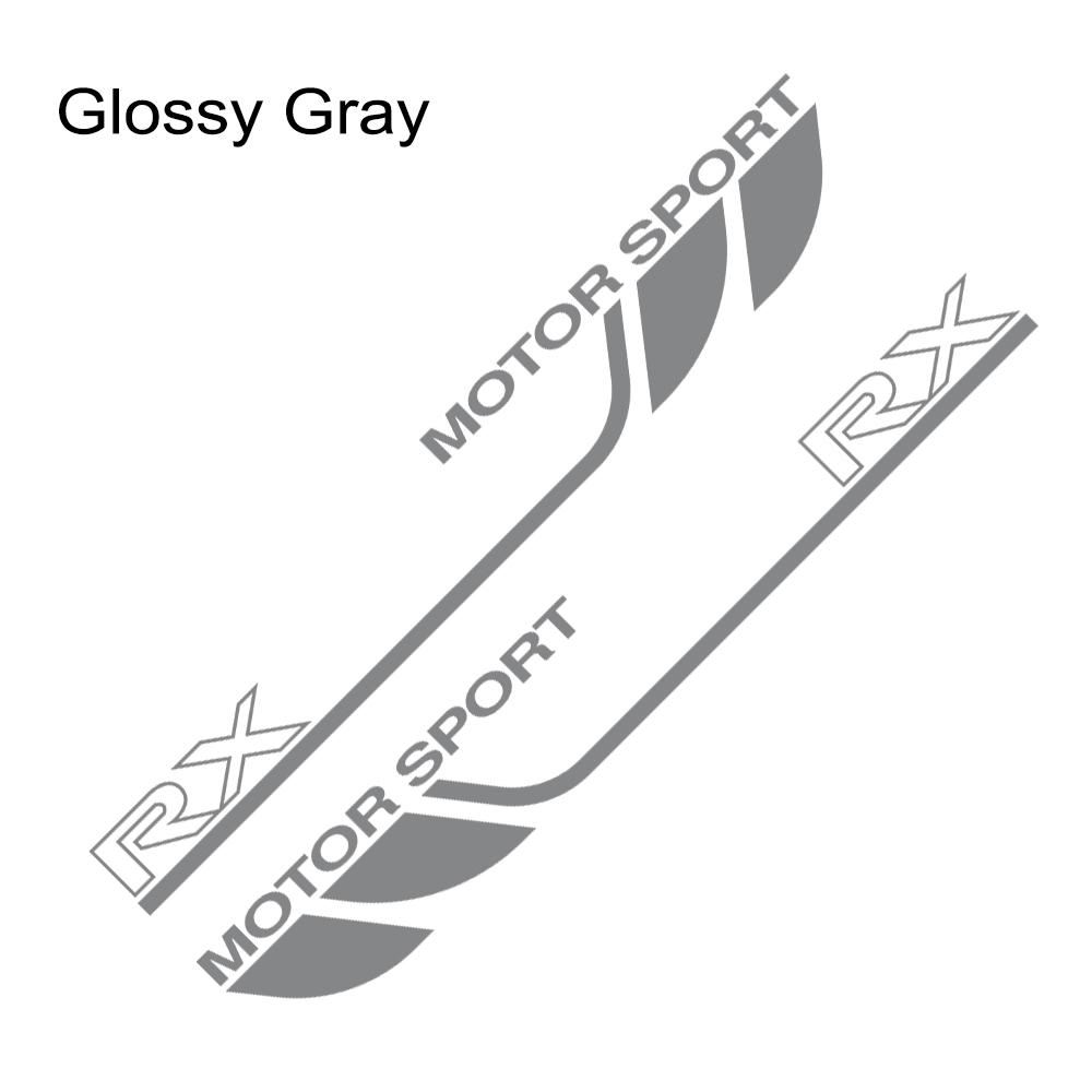 2PCS Car Door Side Stripe Stickers For Lexus RX 350 250 300 Motor Graphics Sport Body Decoration Auto Accessories Vinyl