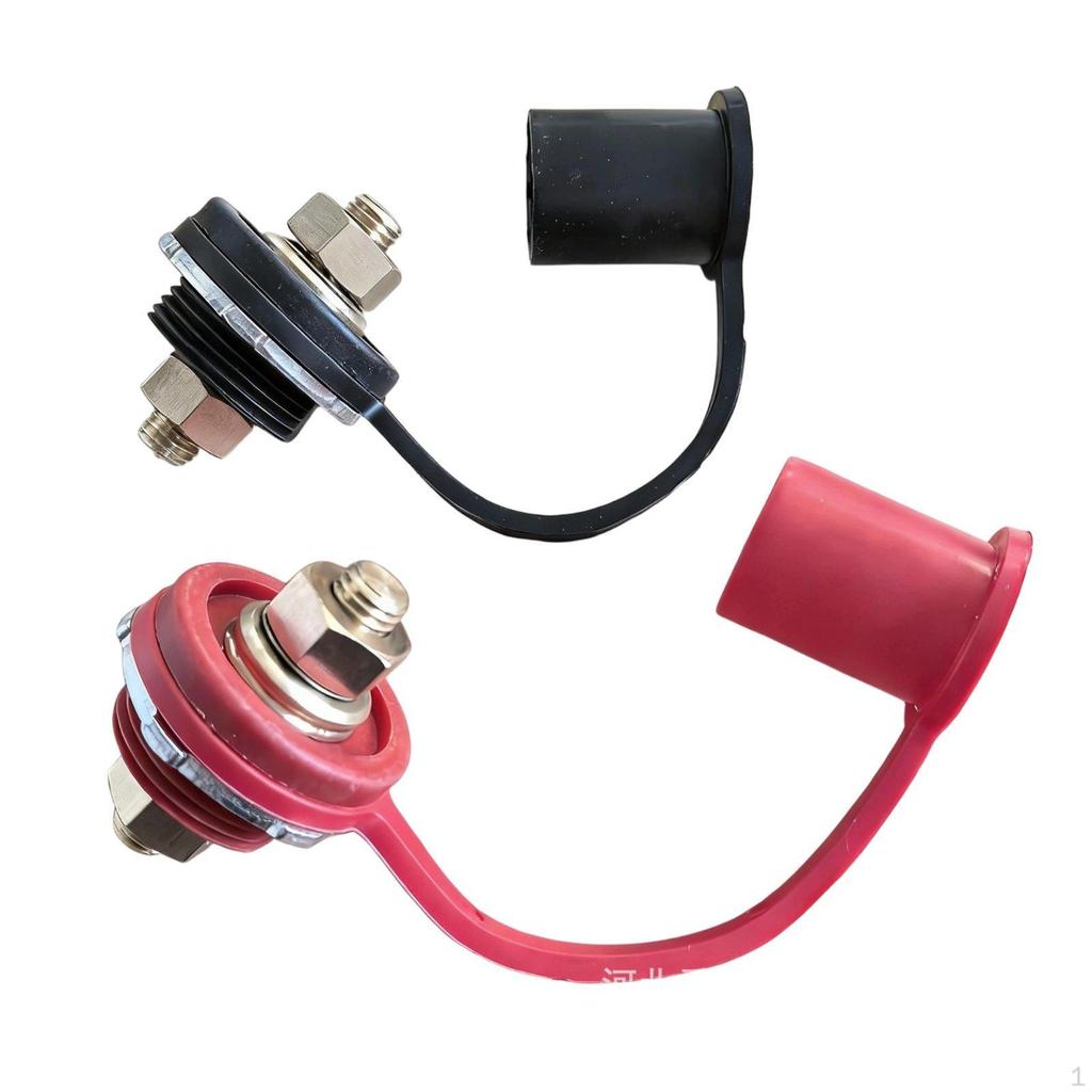 2 Pieces Remote Terminal Pure Copper Charging Post Connection Vehicle Electrical Parts for Auto