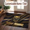 Custom Rug Wigan Warriors Pattern Print Name Text Soft Non‑Slip Floor Carpet for Home Indoor Decoration