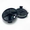 4 pieces 75MM Integrated Black or Silver Star Logo For Mercedes Benz C177 W218 Class Wheel Rims Center Hub Caps Auto Accessories