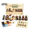 Handmade Nativity Figures 3D Bead Craft Kit for Christmas Decoration DIY Beaded Festive Home Decoration Supplies Scene Figurine Set Adults