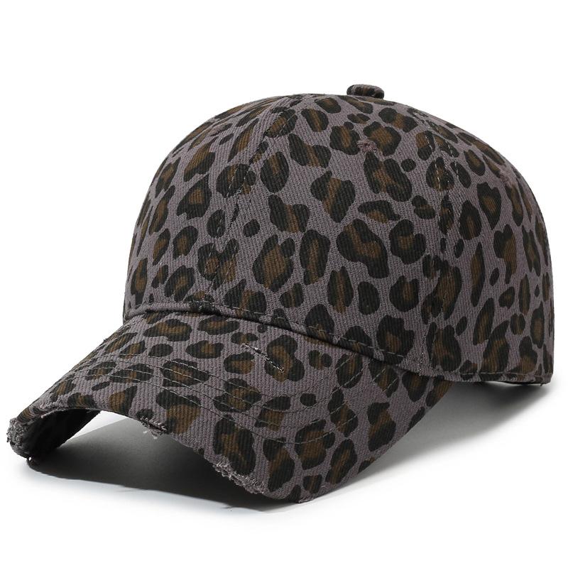 Leopard Print Baseball Cap Unisex Sun Protection Outdoor Cap Spring Autumn Cap