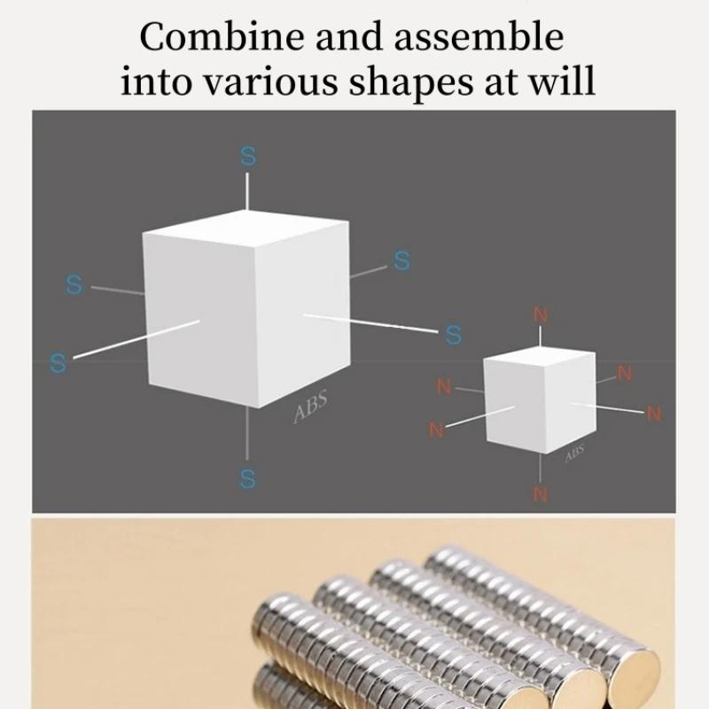 Non-Toxic Creative Magnetic Building Blocks Diy Assembly Architectural Set Tech Kids Toy For Children Christmas Gifts