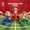 Official Licensed 2026 FIFA World Cup Mascot 3-Piece Collectible Set Fan Souvenir Figure Gift Desk Decor P003 - Miniature/Model
