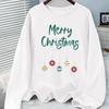 (Asian Size) Tree Sweet Graphic Tee Women Christmas New Year Casual Fashion Top O-neck Clothing Print T Shirt Long Sleeve T-shirts