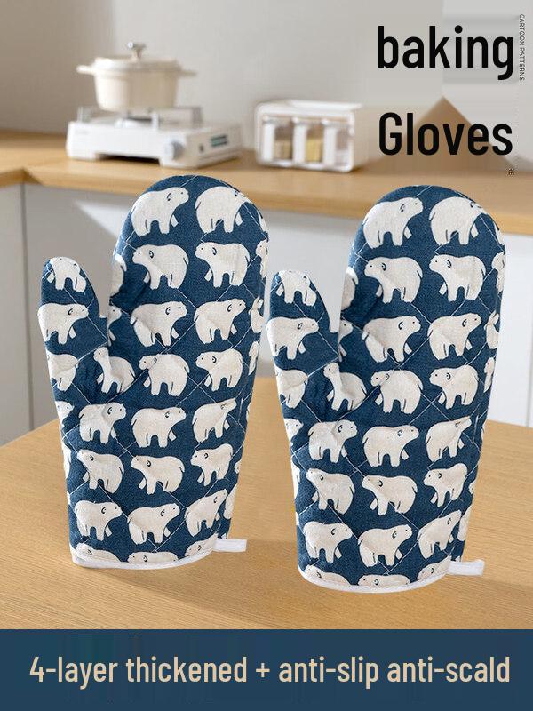 ZISIZ Кухонные термостойкие перчатки