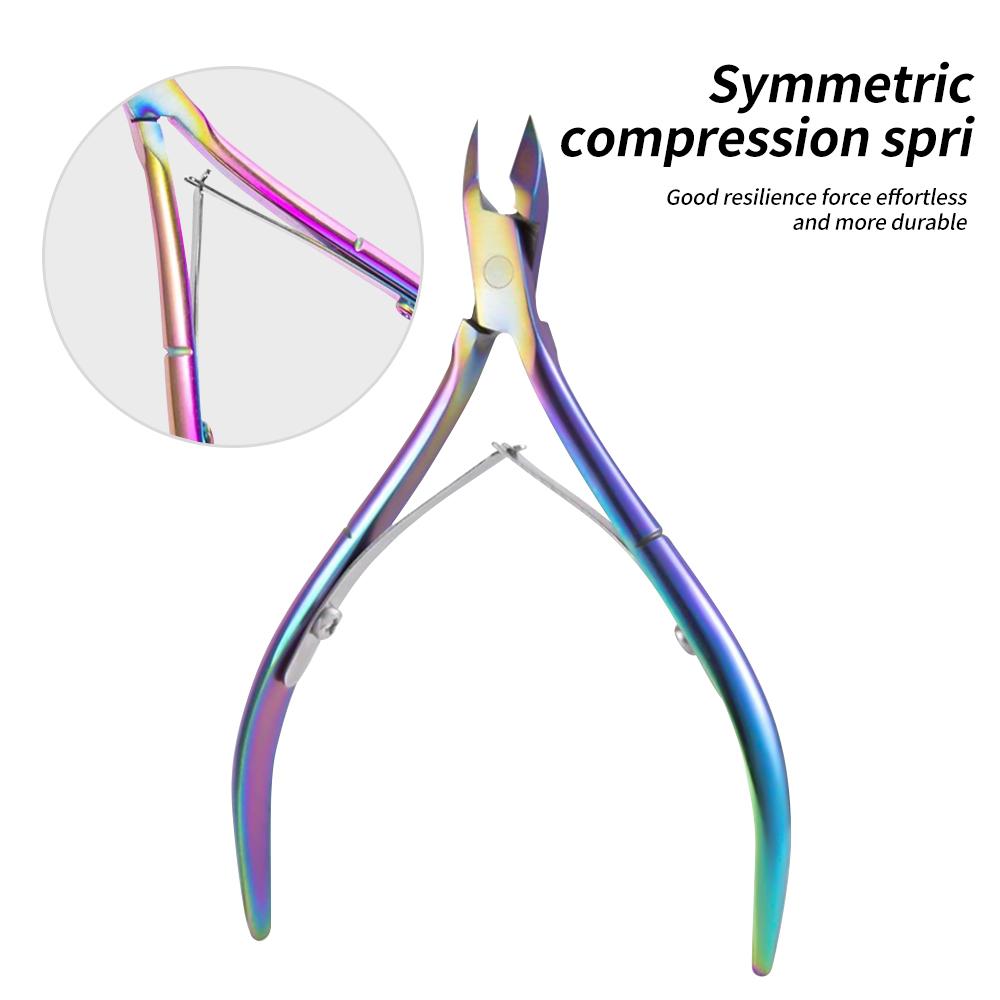 Professional Stainless Steel Nail Manicure Scissors Cuticle Cutter Nails Cuticle Nippers Dead Skin Remover Push Nail Care Tools