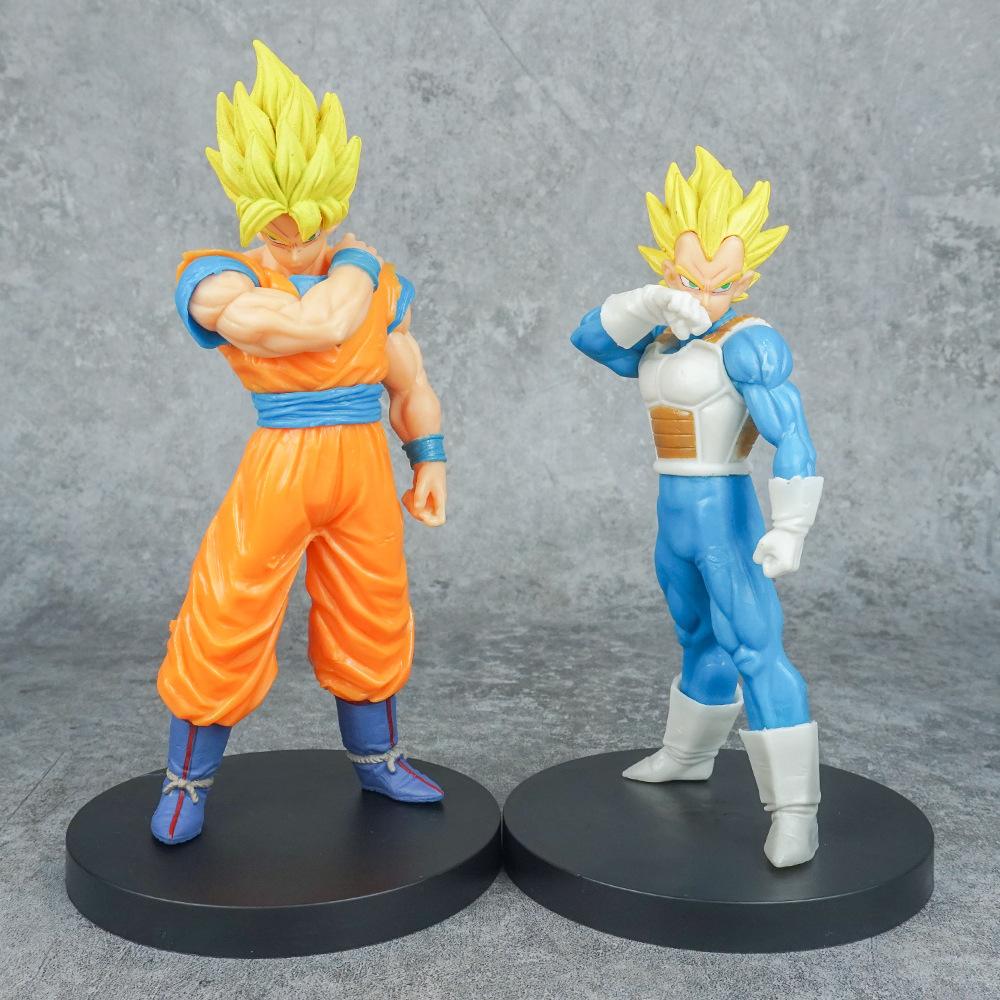 Anime Dragon Ball Son Goku Vegeta Figure Super Saiyan Action Figure Model PVC Collect Statue Doll Desktop Decoration Toys Gift