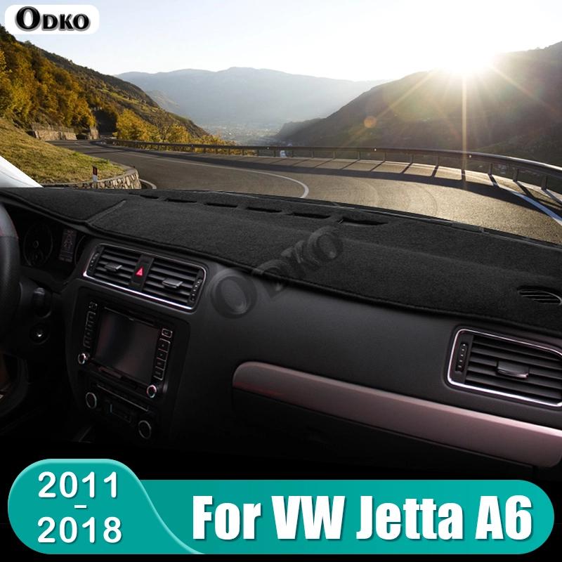 For Volkswagen VW Jetta 6 MK6 A6 2011-2016 2017 2018 Car Dashboard Avoid Light Pad trument Platform Desk Cover Mats Carpets