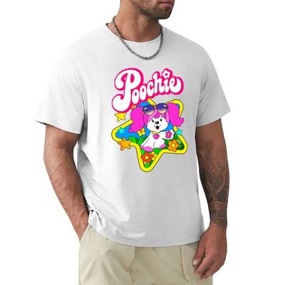 Men Animal Prinfor Boys Short Sleeve Tee Cute Tops Men Clothings Poochie T-Shirt Plus Sizes Funnys New Edition  Men Clothing
