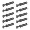 100Pcs Push To Connect Fitting Plug Plastic Industrial Pneumatic Accessories 6mm