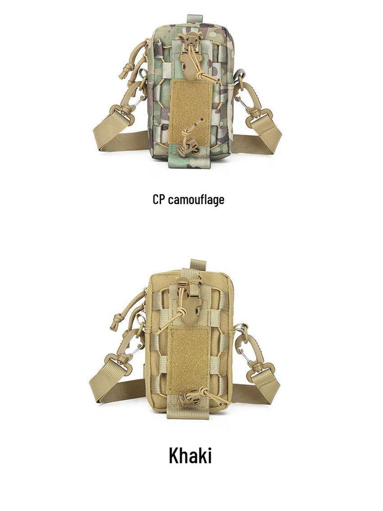 Tactical Outdoor Multipurpose Phone & Bottle Pouch: Camping, Cycling, MOLLE-Compatible Waist Pack