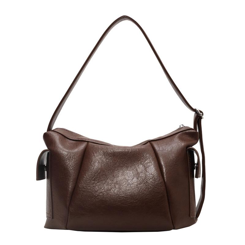 

Модная комбинированная простая женская сумка-мессенджер, модная повседневная сумка через плечо, большая вместимость для хранения, универсальная сумка-тоут One size