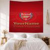 Arsenal Custom Your Name Wall Decor Tapestry Art For Pet Memorial Birthdaywedding Party Backdrop Family Gift