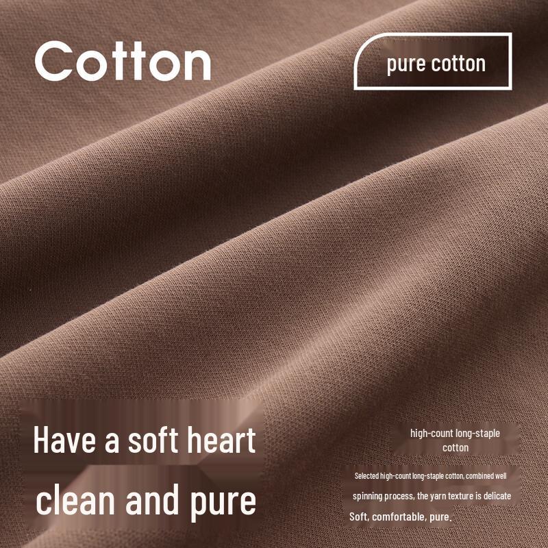 NVG·YOUNG Unisex Half-Zip Hooded Cotton Sweatshirt