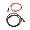 Kabel PV do paneli słonecznych Czarny Czerwony Kabel przedłużający do paneli słonecznych ze złączami męskimi i żeńskimi 3m