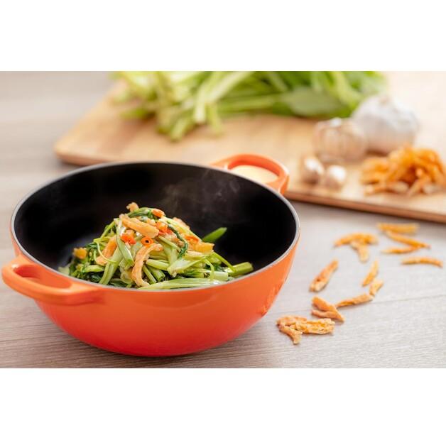 Le Creuset Classic Collection Balti Dish Cast Iron Casserole 25cm Oven Red (20142240900460)