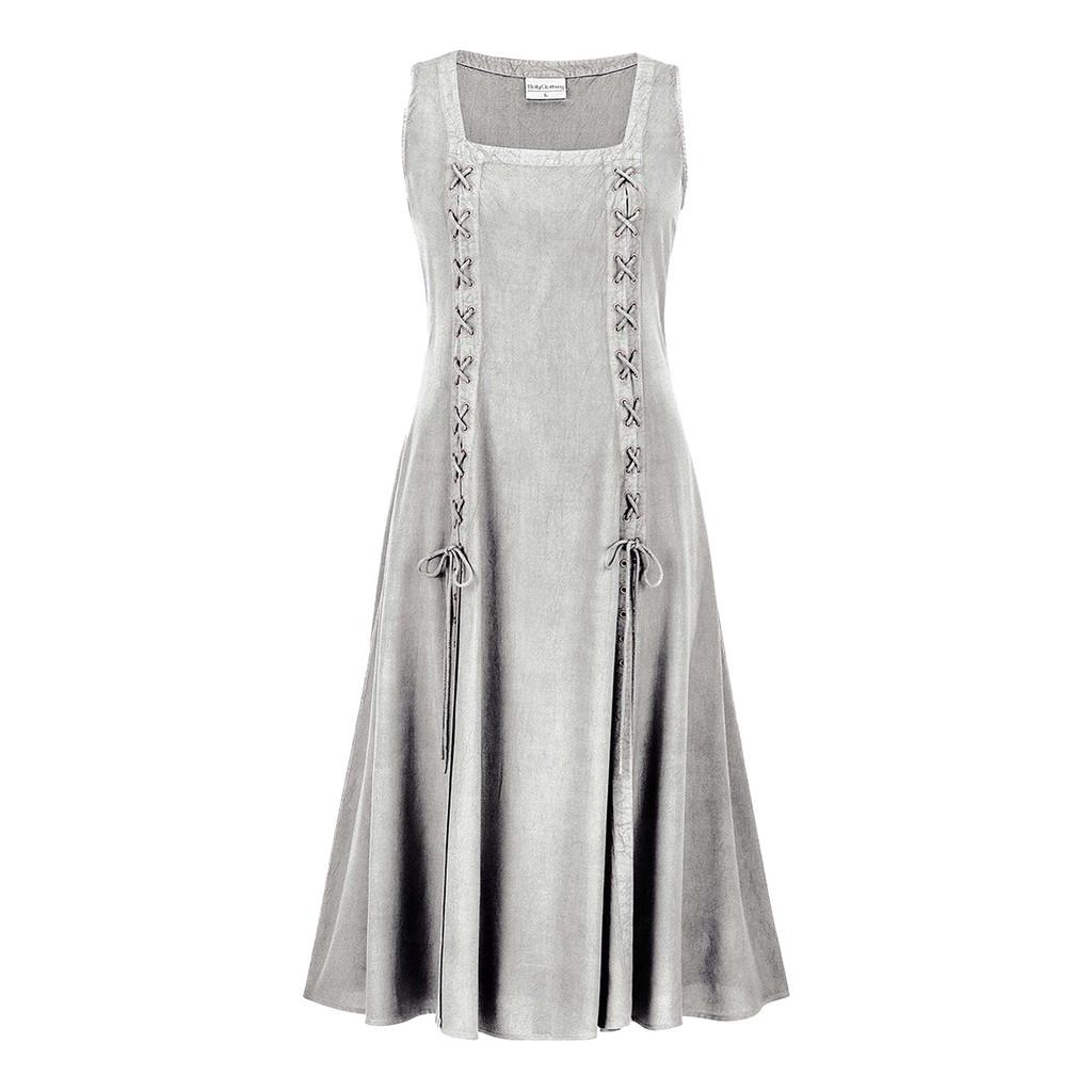 Medieval Linen Style Dress For Costume Events And Halloween Party Dress Up