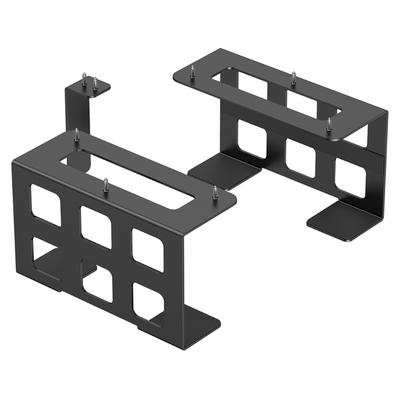 Space Saving Under Desk Mount Bracket Shelf Holder Rack Suitable For Game Console, MINI Computer & Entertainment Devices