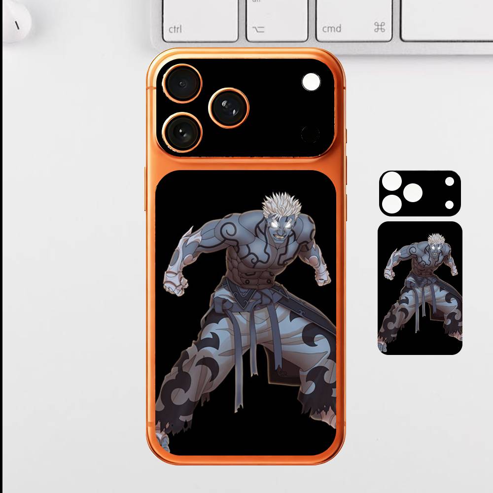 

Game Figure Asuras Plain Decal Skin for iPhone17 Pro Max Back Film Cover Wrap Anti-scratch Durable Sticker iPhone17pro