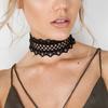Summer Newest Fashion Jewelry Accessories Sexy Hollow Out Lace Black Choker Necklace for Couple