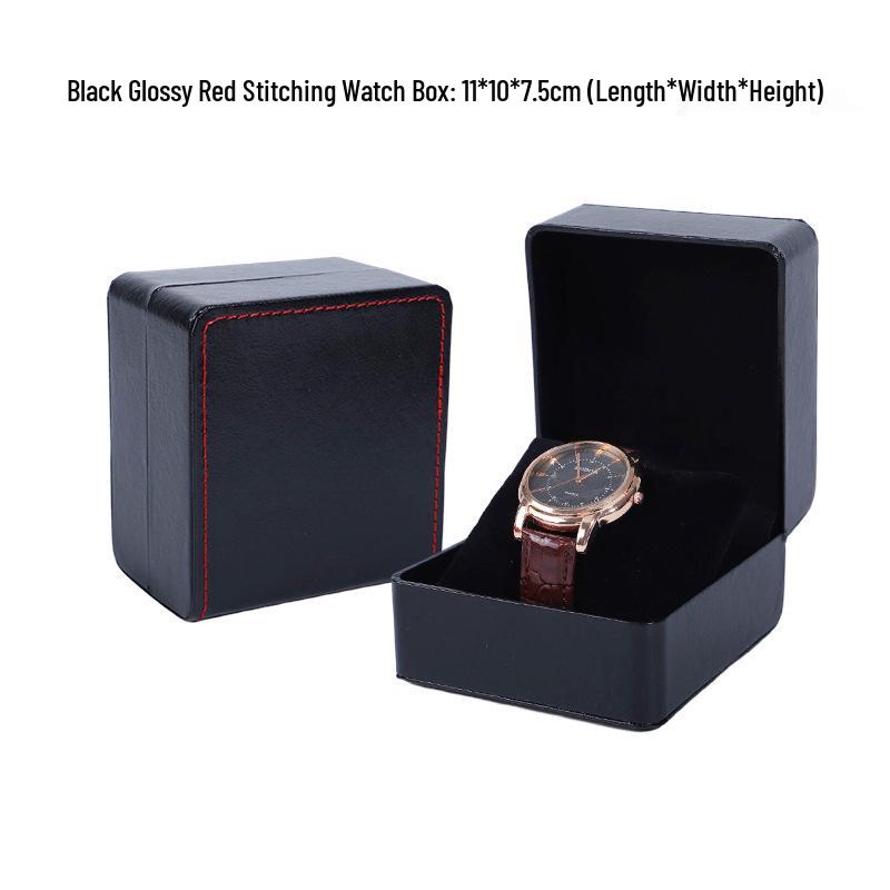 PU Watch Box: Flip-Top Display & Storage for a High-End Feel