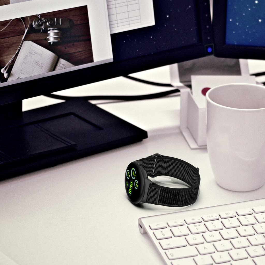 Watch Band for Google Pixel Watch 3 41mm/Pixel Watch 2/Pixel Watch Adjustable Nylon Loop Strap