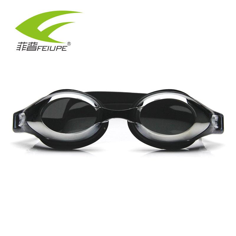 New genuine product Casual Electroplated Myopia Swimming Goggles Prescription swimming goggles Adult swimming goggles чёрный
