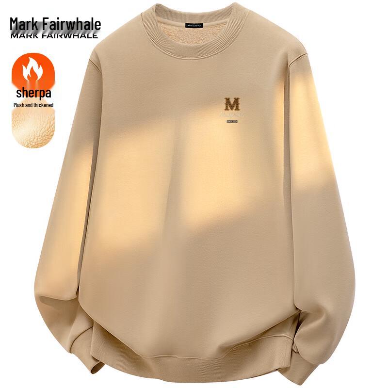 

Mark Fairwhale Men s Sherpa Fleece Lined Crewneck Sweatshirt 4XL