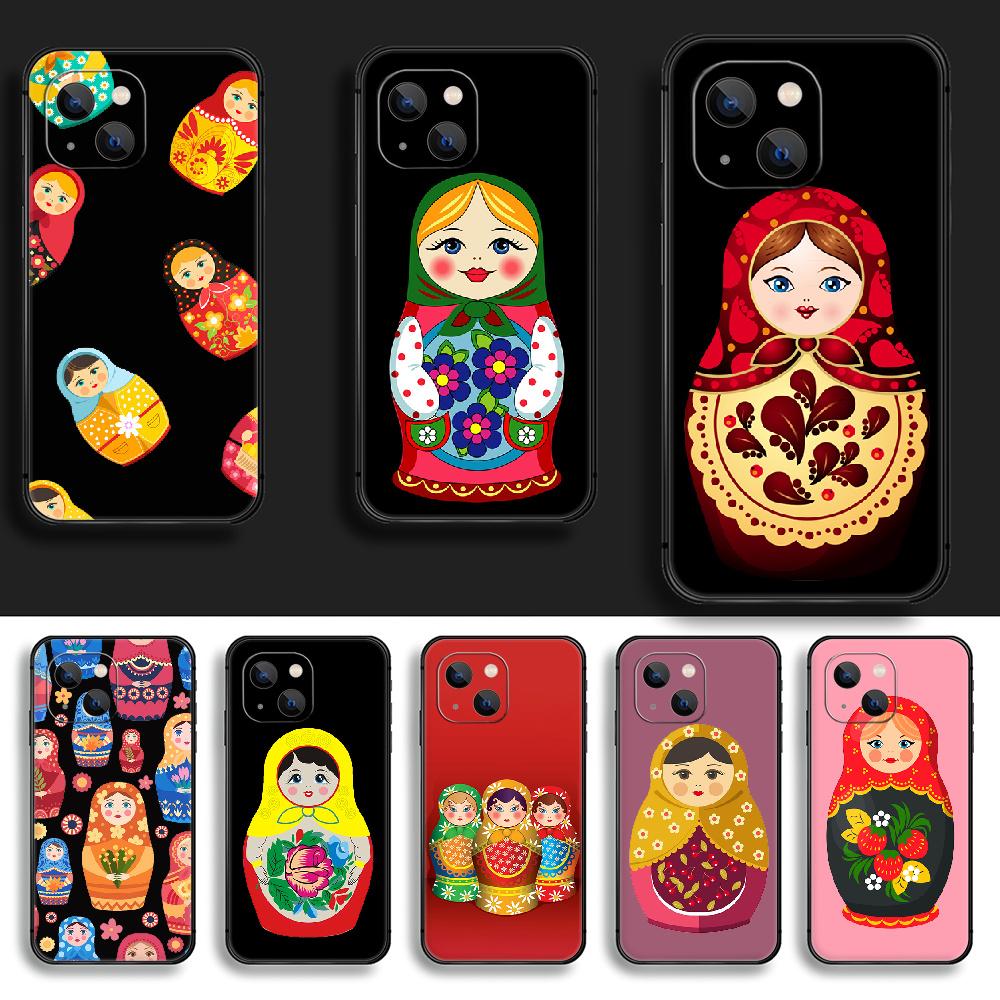 

Чехол для телефона с русской матрешкой, чехол для Iphone Xiaomi Mi Samsung Galaxy Redmi Note AS 11 12 13 14 15 22 23 24 5G Pro Plus Max Fe Ultra -iPhone SE2020 or SE2022 or 7 or 8