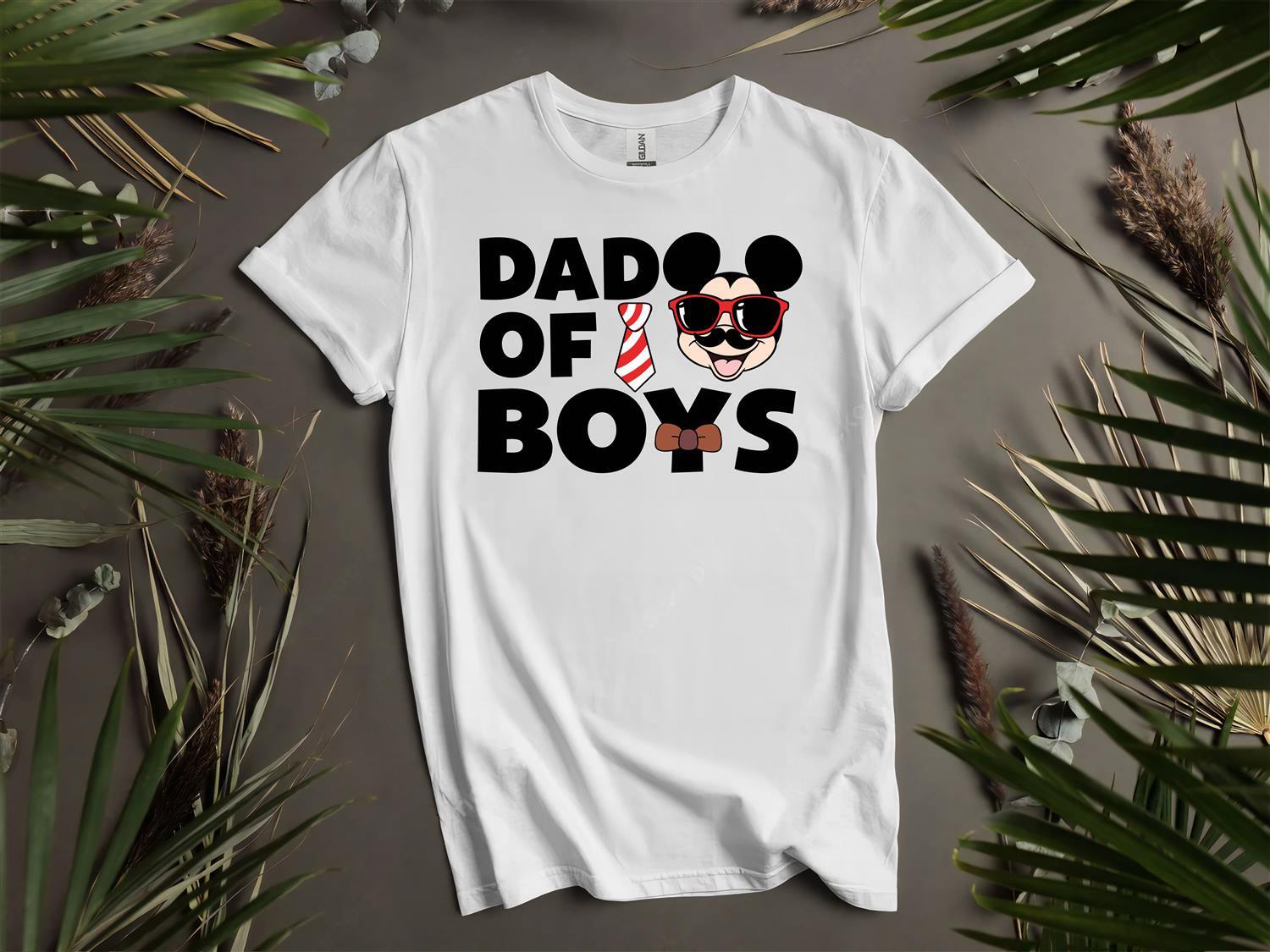 Dad Of Boys Mickey Mouse T-shirt T shirt Men Women Unisex Tshirt L70 XXXXL