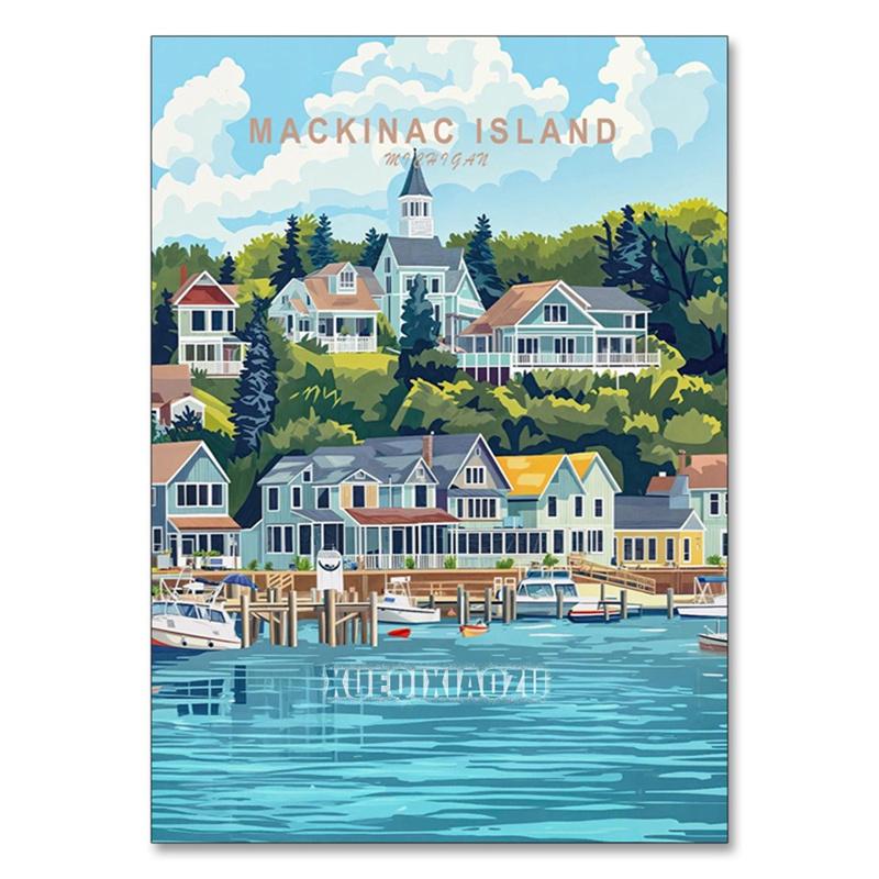 Urban Architecture Diamond Painting Kit London Street View DIY Full Round Mosaic Embroidery Home Decoration for Beginners