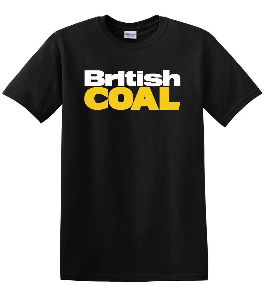 BRITISH COAL Ретро Индустриальный 80-е Горное дело Шахтеры футболка Унисекс Футболка XXL