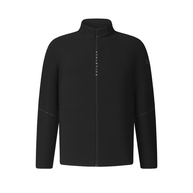 FILA Athletics Jackets Men s Pitch Black Stand Collar Moderate Other A11M431504FBK M(170/92A)