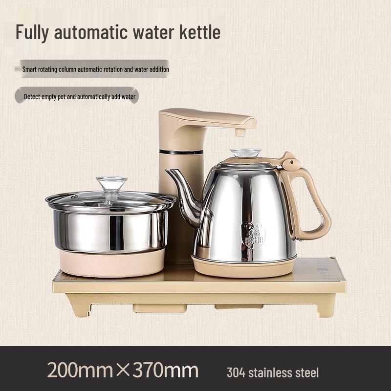 Automatic Electric Tea Brewing Kettle with Built-in Teapot and Stand