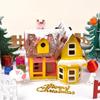 1 Set Interactive Handmade DIY Assembly Kit Paper Creative House Shape DIY Assembly Accessories for Children