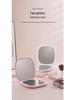 Portable Double-Sided LED Makeup Mirror with USB Charging and Custom Logo