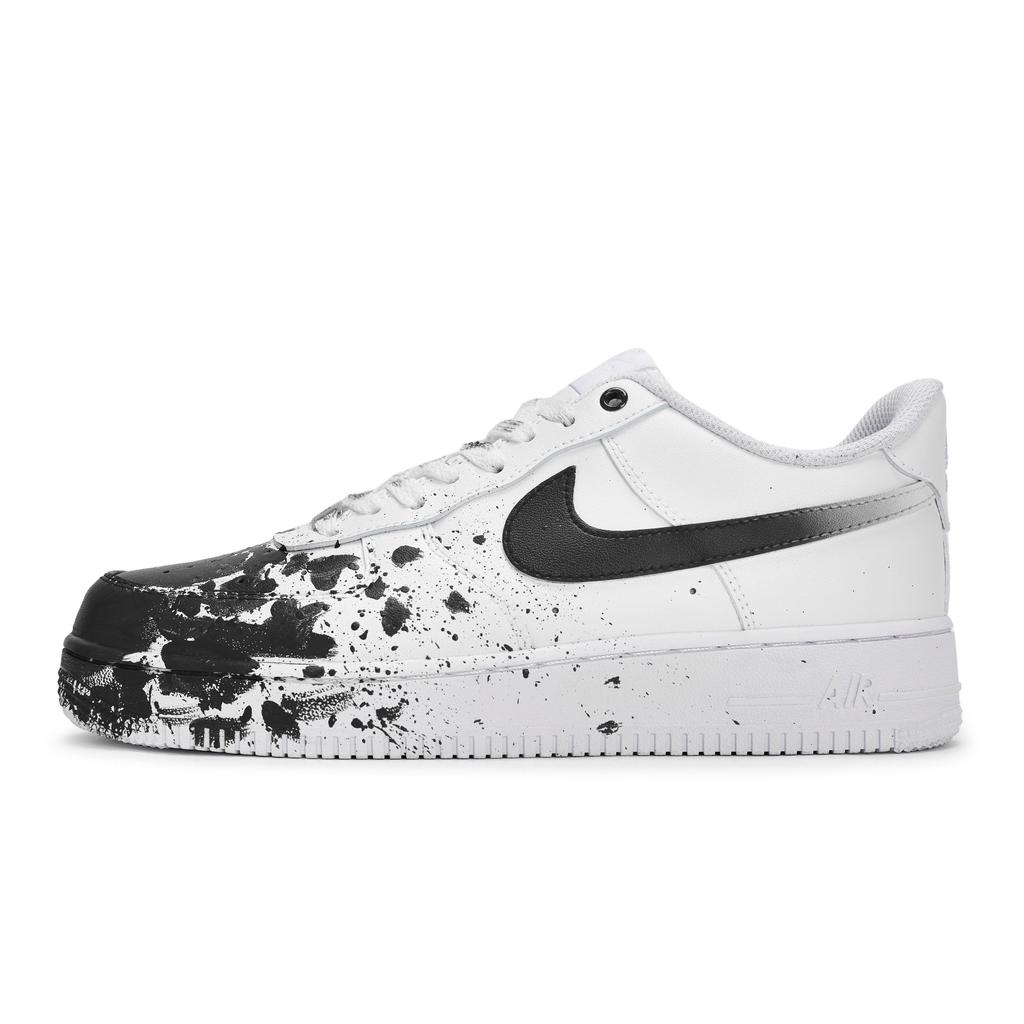 Nike Air Force 1 811 Manufacturing, Ink Wash On Site Mismatched, Special Shoe Box Abrasion Resistant Low Top CW2288-111(Team80-S-BOX)