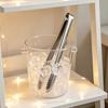 Stainless Steel Ice Tongs with Serrated Grip Heavy-Duty Food Clips for Bars Restaurants Rust-Proof Kitchen Utensils for Ice Cubes Sugar Snacks