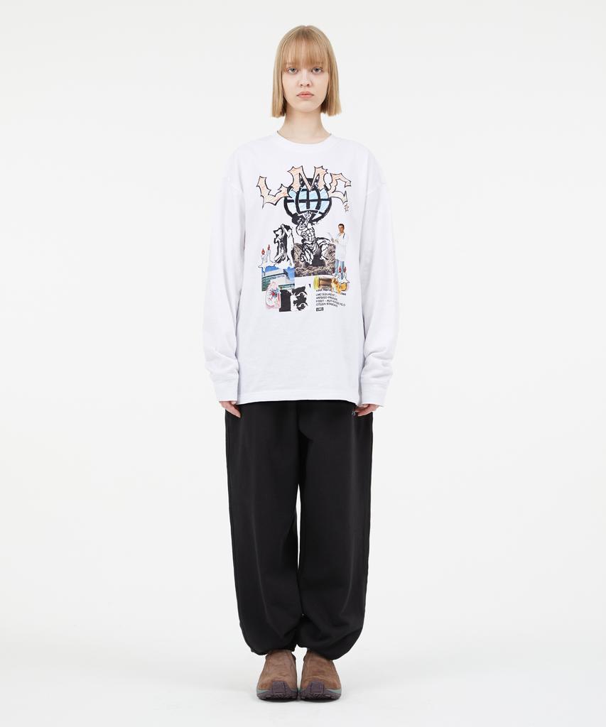Lmc Rise Long Slv Tee Gray Khaki