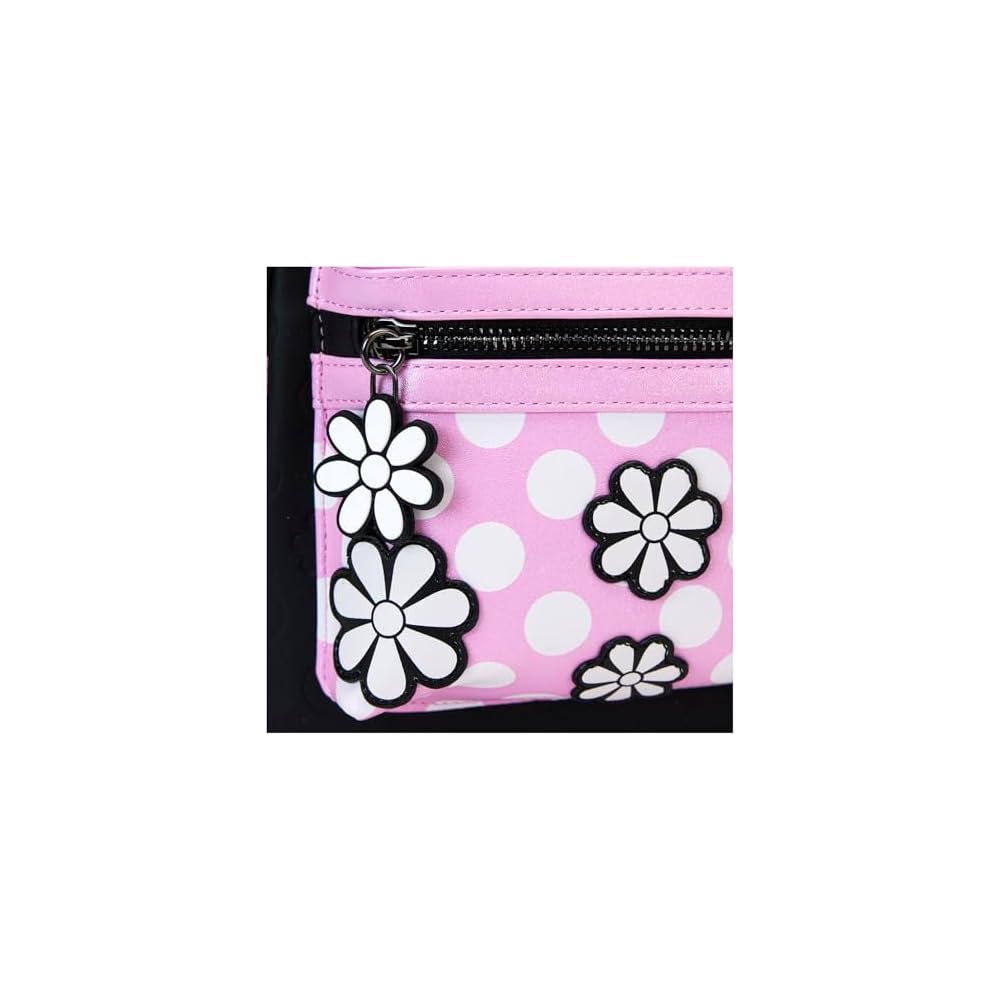 Loungefly Disney Minnie Floral Rock the Dot Mini Backpack