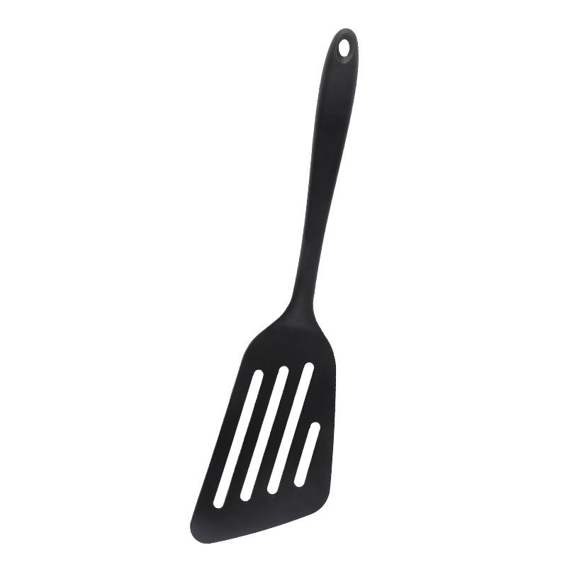 1PCS Kitchen non-stick silicone spatula fried fish and egg cooking leak-resistant spatula high temperature silicone kitchenware