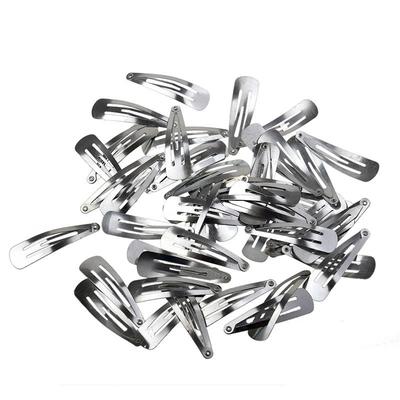 50 adet 3/4/5cm Su Damlası BB Saç Tokası Kızlar için Metal Çıtçıtlı Saç Tokaları Saç Aksesuarları