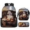 Godzilla Godzilla Student School Bag Cartoon Children Backpack Satchel Anime Trend