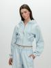 Moifaire Bake Hoodie Zip-Up / Skyblue