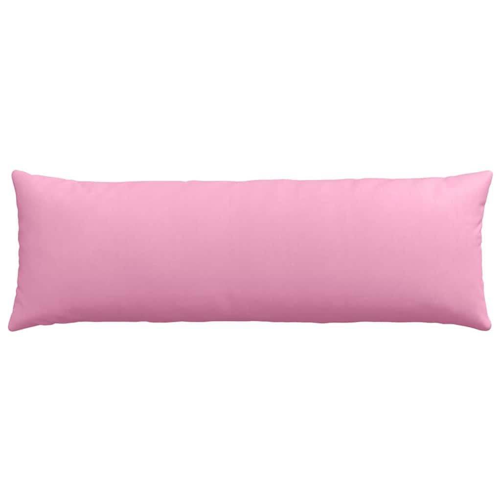 Sofa Cushions 2 Pcs Pink 120 X 40 Cm Fabric