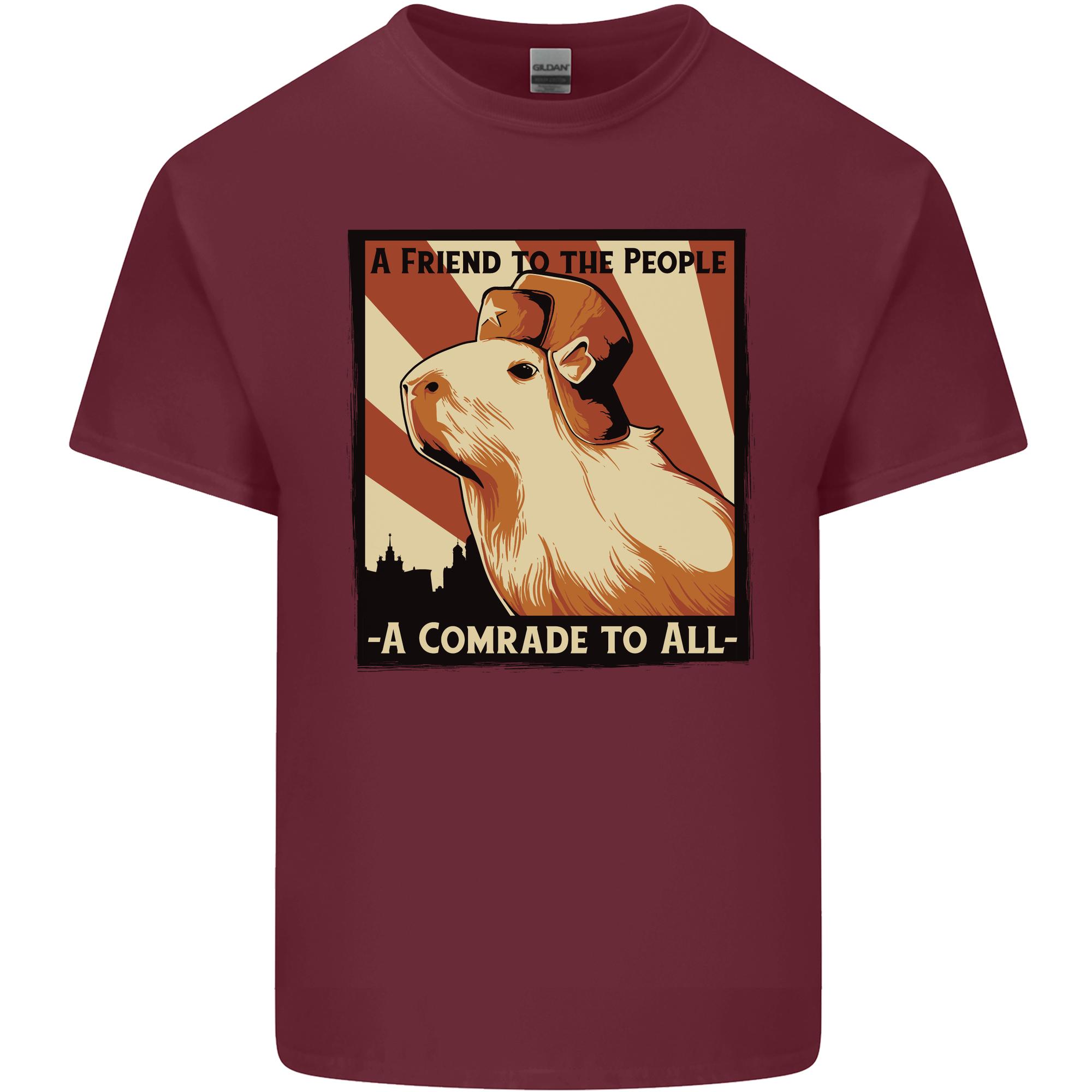 Capybara Comrade Unisexs Light Cotton TShirt S