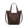 Tote Bag New Autumn and Winter Genuine Leather Crossbody Bag, Hand-held Vegetable Basket, Large Capacity Bags, Single Shoulder Women's Bag